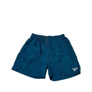 Vintage 90s Reebox Swim Trunks Drawstring Shorts Lined‎ Men's XL
